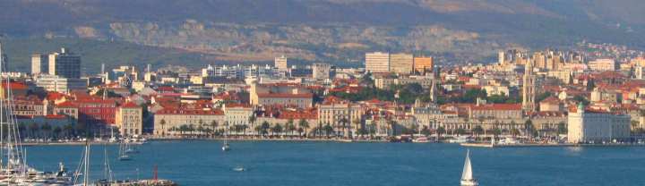 Palacio diocleciano split desde el mar split