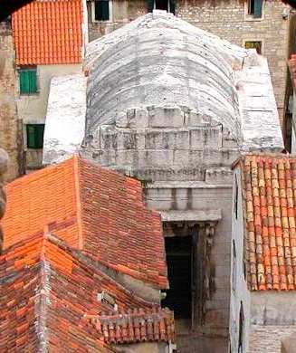 Templo de jupiter split  desde torre