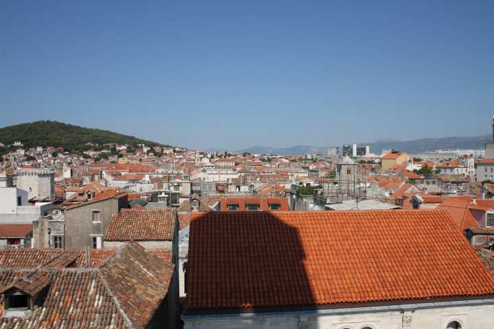 Panoramicas split desde la torre catedral de san duje turismo