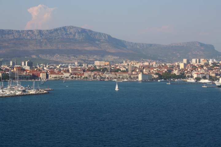 Split desde el mar split